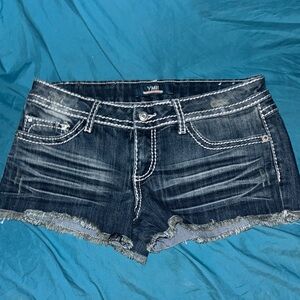 YMI Women's Dark Blue Jean Shorts